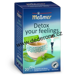 Messmer - Bylinkový čaj DETOX YOUR FEELINGS - Německo!
