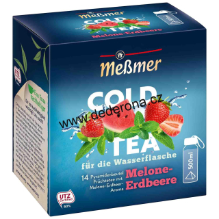 Messmer - LEDOVÝ ovocný čaj COLD TEA MELOUN a JAHODA - Německo!