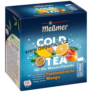 Messmer - LEDOVÝ ovocný čaj COLD TEA MARACUJA a MANGO - Německo!