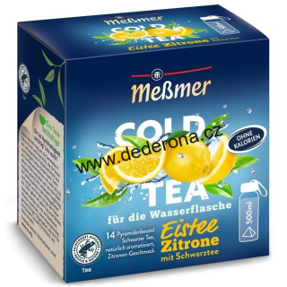 Messmer - LEDOVÝ černý čaj COLD TEA CITRON - Německo!