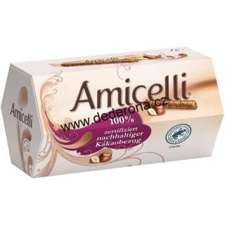 Amicelli - Čokoládové plněné trubičky 16ks/bal. 200g - Německo!