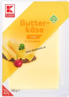 K-Classic-BUTTERKÄSSE plátkový sýr 50% 150g-Německ