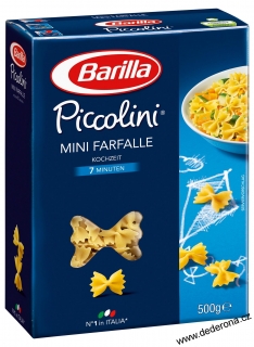 Barilla Piccolini - MINI FARFALLE 500g - Německo!