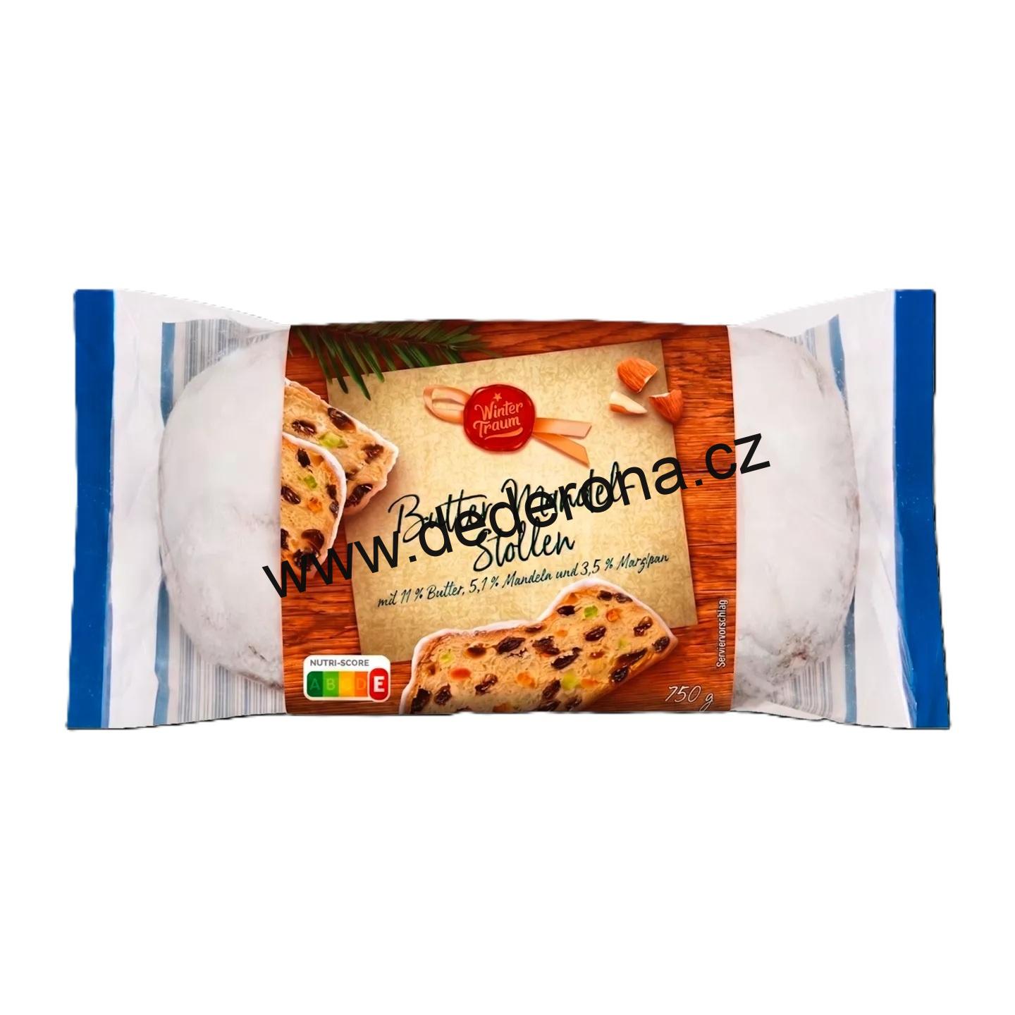 WINTERTRAUM - Vánoční ŠTOLA MÁSLOVÁ/MANDLOVÁ 750g - Německo!