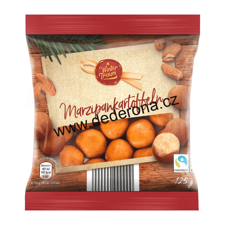 WINTERTRAUM - MARCIPÁNOVÉ brambory (kuličky) 125g - Německo!