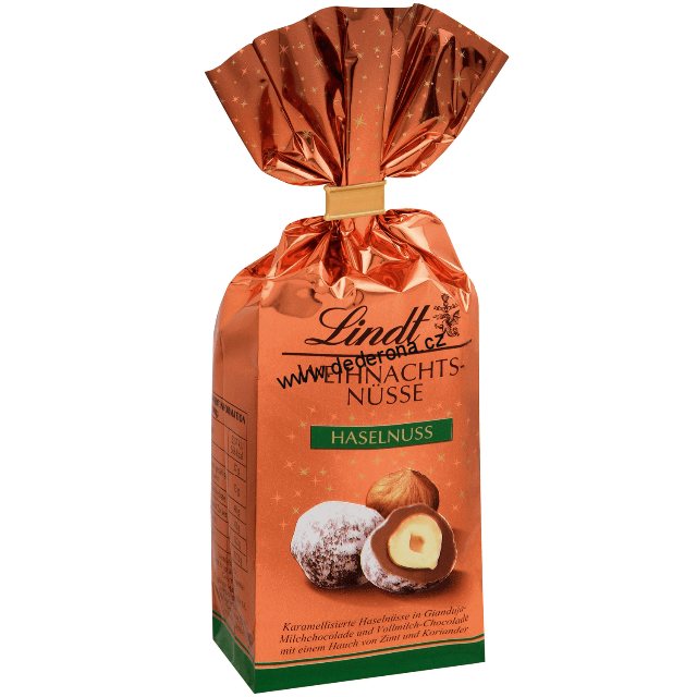 Lindt - Sváteční VÁNOČNÍ LÍSKOVÉ OŘÍŠKY 100g - Německo!