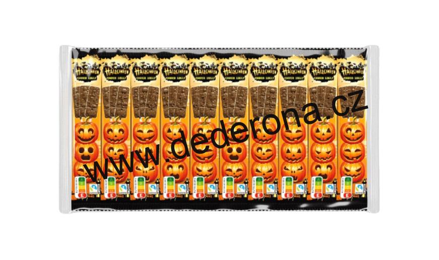 HALLOWEEN - ČOKOLÁDOVÁ LÍZÁTKA MLÉČNÁ 10ks/bal. 150g - Německo!