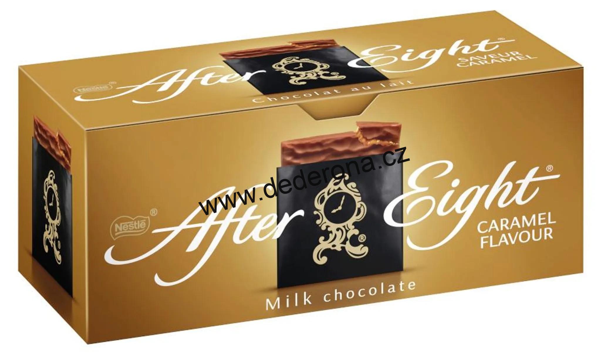 After Eight - Čokoládové plátky KARAMEL 200g - Německo!